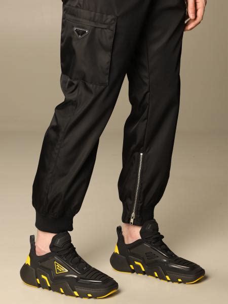 prada sport cargo pants|Prada cargo pants men.